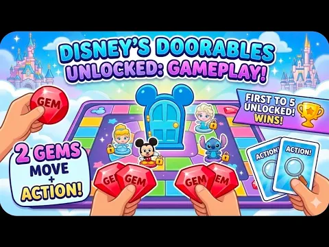 Disney's Doorables Unlocked Board Game How to Play