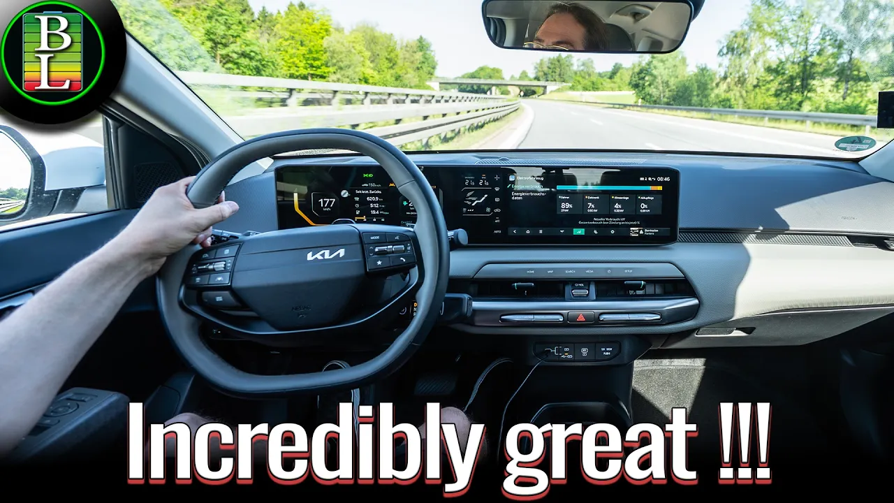 Kia EV4 (58 kWh) Top Speed Test – Small Battery EV at 170 km/h Autobahn Drive