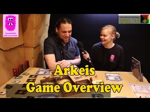 Arkeis, Game Overview at Spiel '19 (#spiel19, #arkeis, Board game)