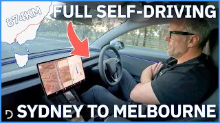 Can A Tesla Drive Itself From Sydney To Melbourne? Full Self-Driving (Supervised)