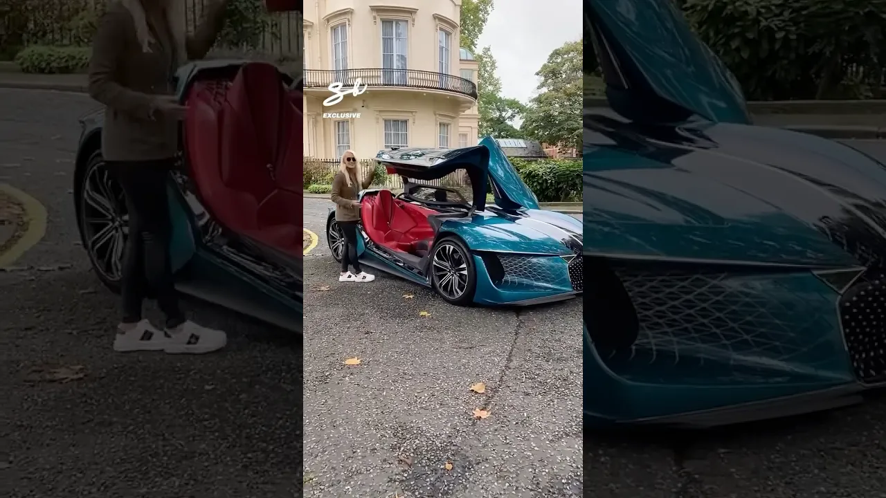 Fully asymmetrical and floating seats… the concept car of the future! 🤯 #supercars #vehicles