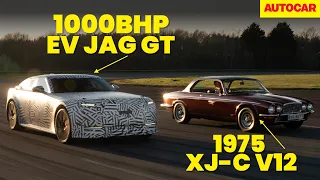 EV vs V12: 'SuperJag' takes on the XJ!