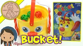 Dad & Daughter Play Mr Bucket Family Game - Spinning & Moving Bucket Fun! Pressman Games
