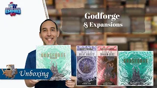 Godsforge 2nd Edition Return of the Dragon Gods &Twilight of the Great Houses Expansion Unboxing