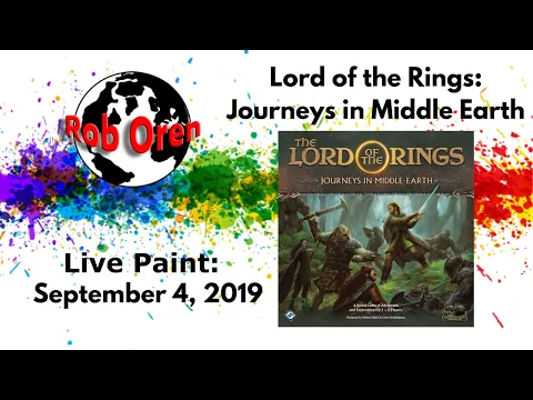 Rob Paints Lord Of The Rings Live!