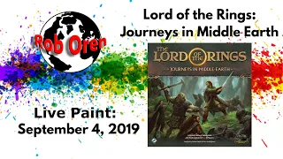 Rob Paints Lord Of The Rings Live!