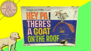 How To Play Hey Pa! There's A Goat On the Roof 1966 Parker Brothers Family Board Game