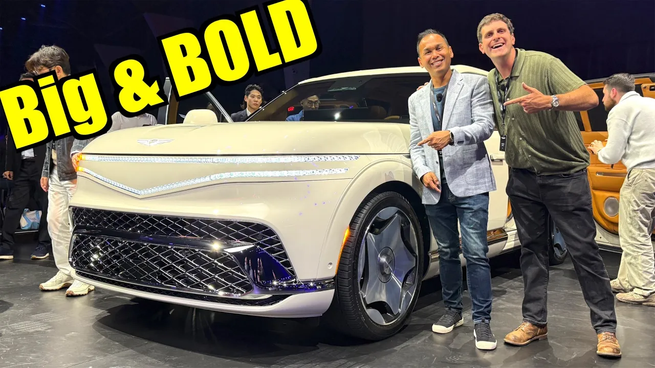 HANDS ON With The 2027 Genesis GV90 - World Debut!