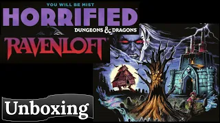 Opening Horrified Ravenloft for the First Time (Unboxing) Dungeons & Dragons