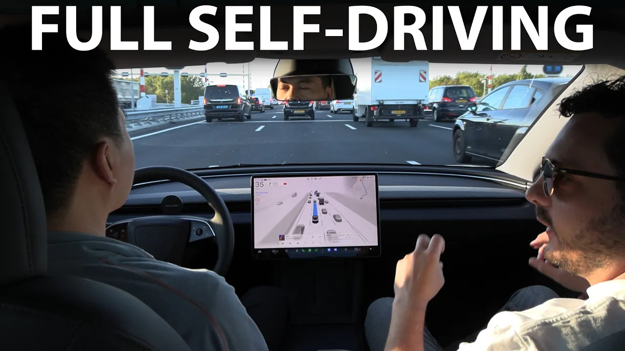 Testing Tesla FSD v14.2.2.5 in Netherlands for over 1 hour flawlessly