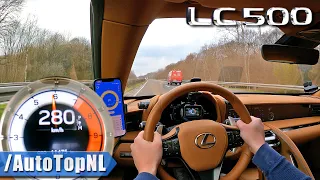 TOP SPEED in the 5.0 V8 LEXUS LC500 on AUTOBAHN! by AutoTopNL