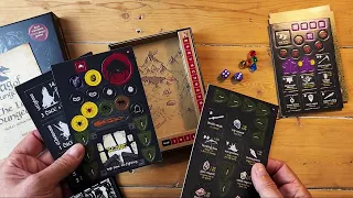 Bag of Dungeon Legends 2 Relics: Paths of the Ancients expansion and SOLO game - What's in the box?