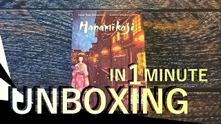 Hanamikoji UNBOXING in 1 minute
