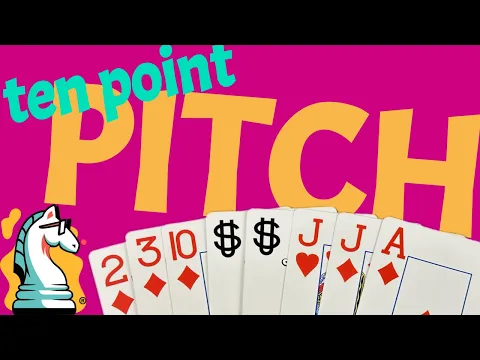 How to Play 10 Point Pitch | a partnership trick taking card game