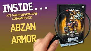 Magic The Gathering Tarkir Dragonstorm Commander Deck Abzan Armor | Inside with João Ricardo Ep812