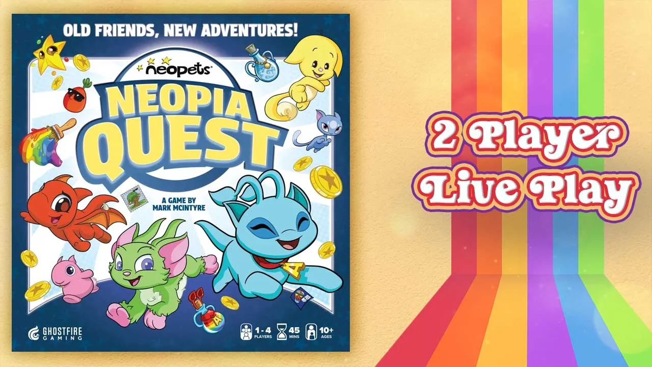 Neopets Neopia Board Game 2 Player Live Play