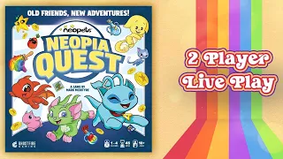 Neopets Neopia Board Game 2 Player Live Play