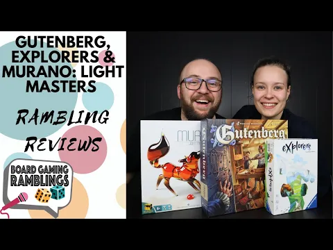 Rambling Reviews: Gutenberg Explorers & Murano: Light Masters