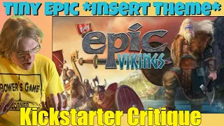 Tiny Epic Vikings - Kickstarter Critique Review