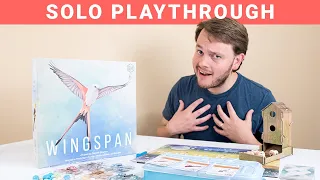 I fight the birds! Wingspan board game playthrough