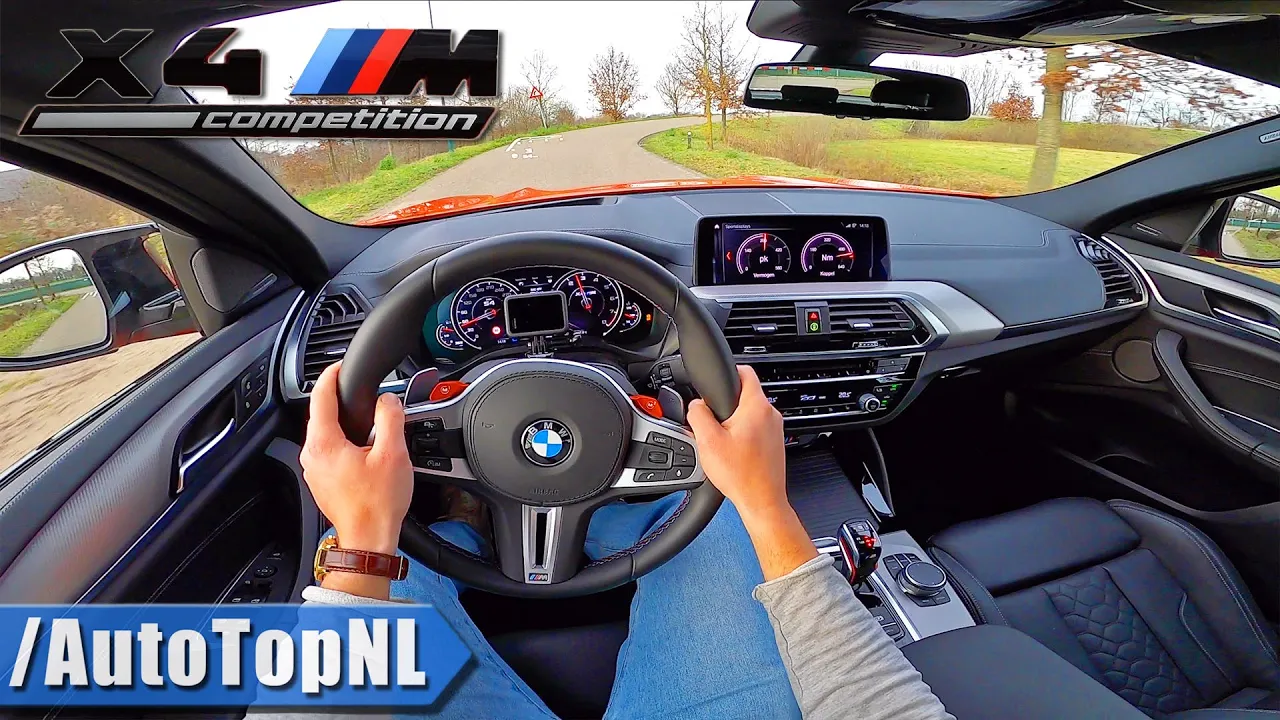 BMW X4M Competition 510HP POV Test Drive by AutoTopNL