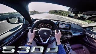 BMW 5 Series 2017 POV Test Drive 530d Xdrive G30