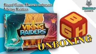 Board Game Heaven Unboxing 241: Viking Raiders (Neowulf Games)