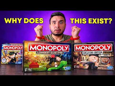 I Played the Weirdest Monopoly Games Ever Made
