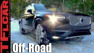 2016 Volvo XC90 T6 Snowy Off-Road Review: Will it Go in the Snow?