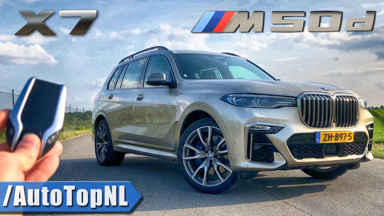 2020 BMW X7 M50d REVIEW AUTOBAHN (No Speed Limit) & ROAD by AutoTopNL