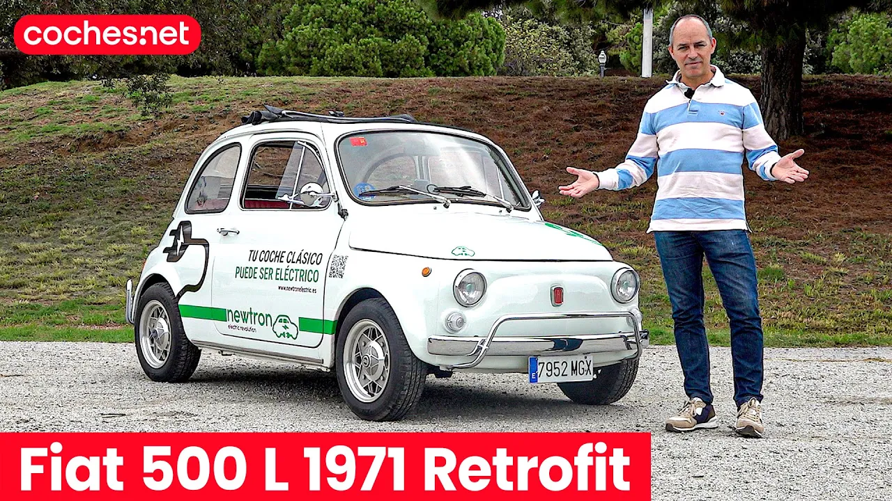 Fiat 500L Retrofit: un clásico que ahora es ¡eléctrico! |Prueba / Test / Review español | coches.net