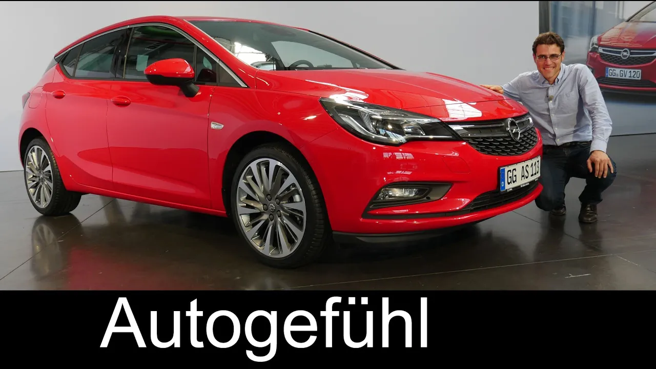 All-new Vauxhall / Opel Astra K world premiere REVIEW test  2016 - Autogefühl