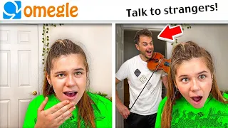 Playing Violin On Omegle But I’m ACTUALLY IN THEIR ROOM
