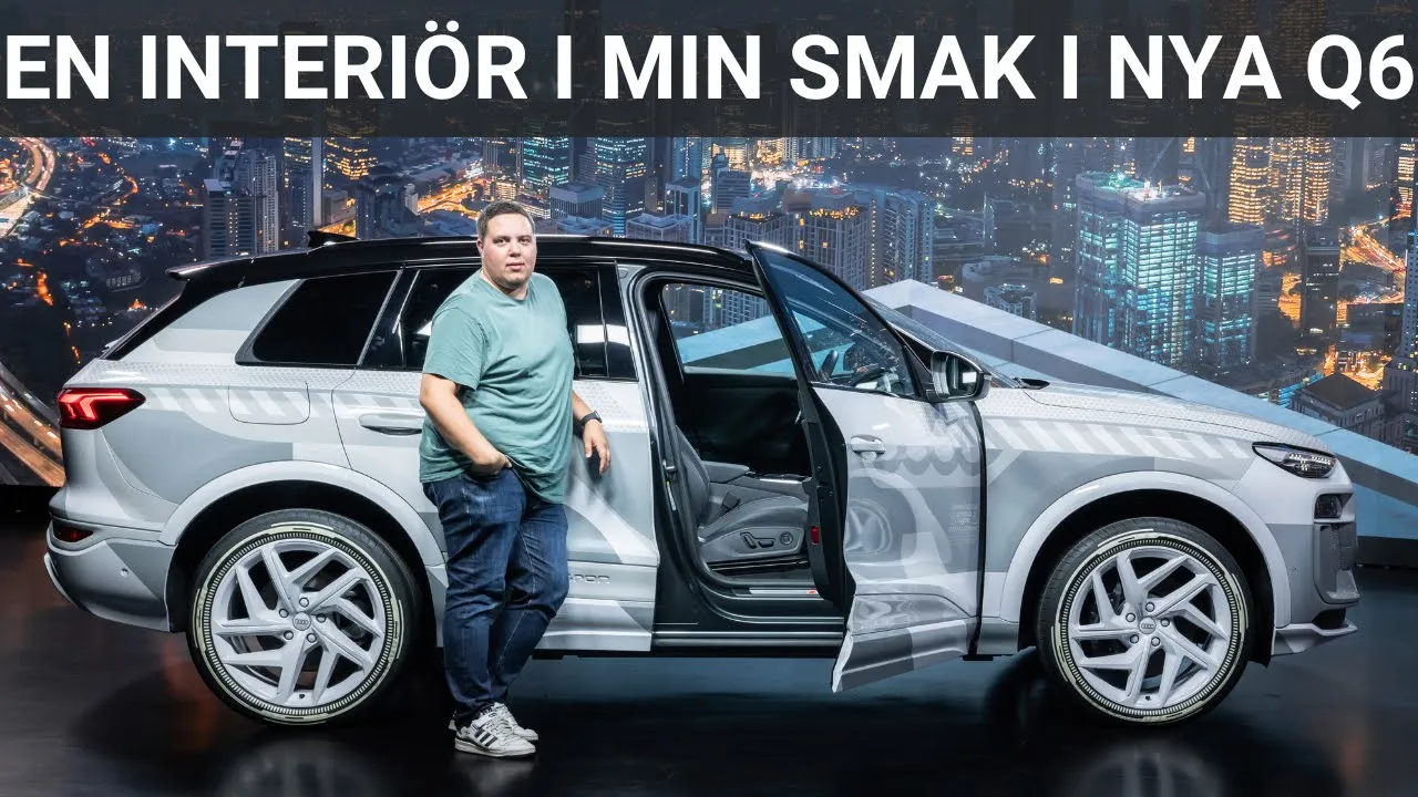 Nya Audi Q6 e-tron får Q8 att skämmas! | Elbilsmagasinet