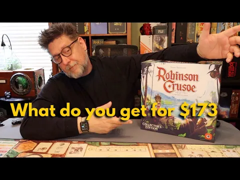 Robinson Crusoe Colectors Edition Unboxing with Mat!