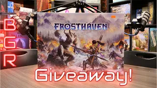 Frosthaven Giveaway Win a copy of Frosthaven. US48