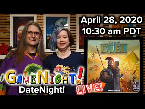 7 Wonders Duel and Parsely - GameNight! LIVE!! April 28, 2020 PDT