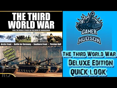 Compass Games Third War World Deluxe Edition Quick Look (4k, 2024)