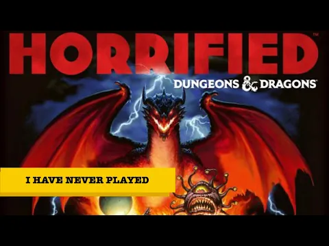 Lets play HORRIFIED: DUNGEONS AND DRAGONS Board Game Cult - I HAVE NEVER PLAYED