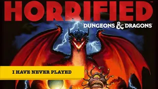 Lets play HORRIFIED: DUNGEONS AND DRAGONS Board Game Cult - I HAVE NEVER PLAYED