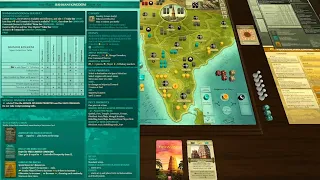 Vijayanagara (GMT Games) - Example of (solo) play