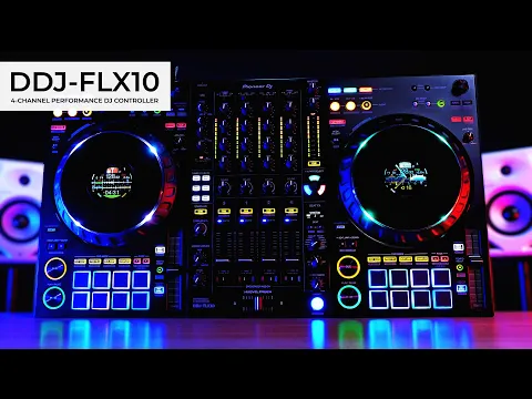 Product video thumbnail for Pioneer DJ DDJ-FLX10 4-Channel DJ Controller - Rekordbox / Serato