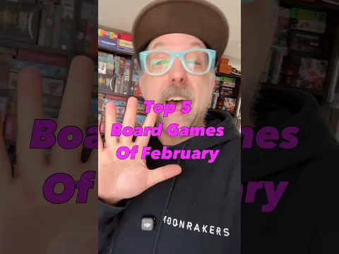 Top 5 Board Games of February! #boardgames #tabletopgames #gamenight #boardgamegeek #boardgamer