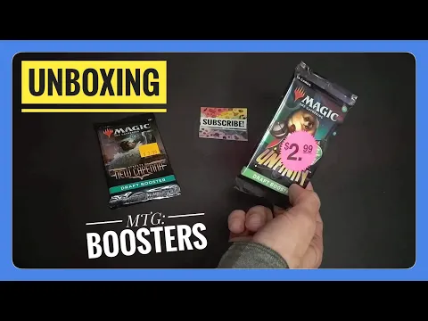 M:tG Rookie Unboxes Booster Packs for Stickers