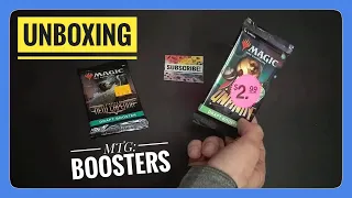 M:tG Rookie Unboxes Booster Packs for Stickers