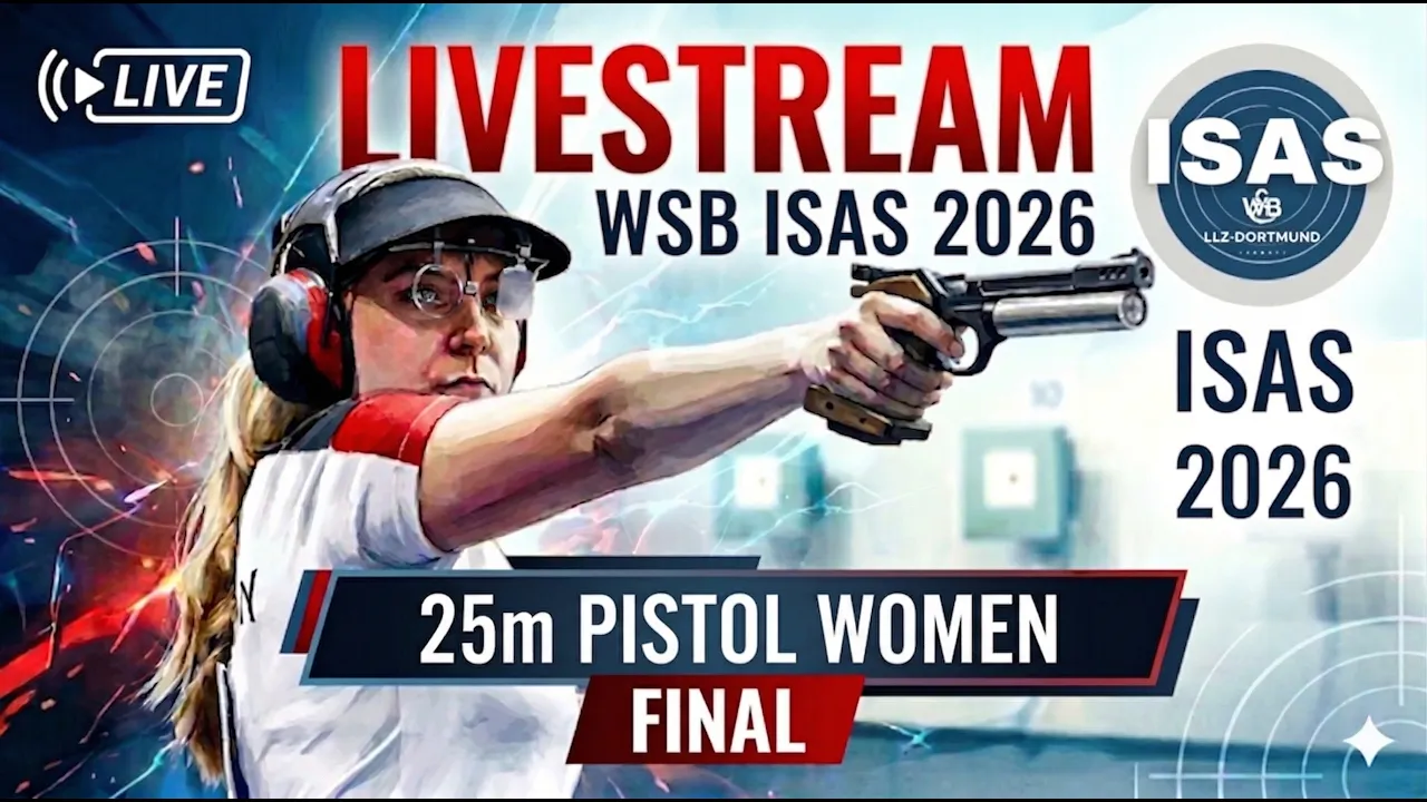 ISAS Dortmund 2026: Final Pistole 25m Tag 2