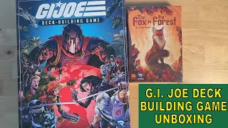 G.I. JOE Deck-Building Game Core Set Unboxing Renegade Game Studios Cobra