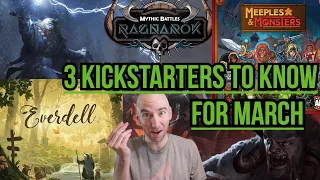 3 Kickstarter Board Games To Know in March 2021!