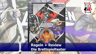 Unmatched Kampf der Legenden Kapitel 1 - Regeln + Review - Brettspiel - Die Brettspieltester