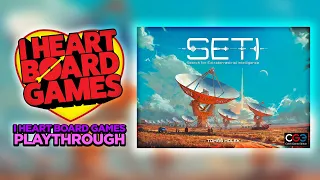 SETI board game playthrough / 3p game play